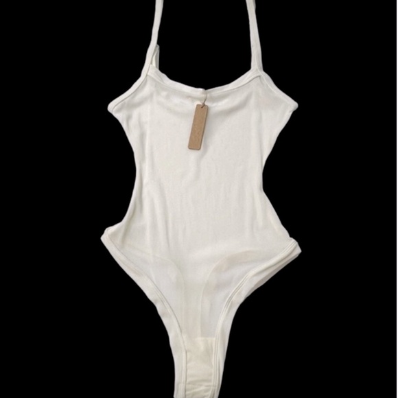 Discontinued Sheer Summer Mesh Strappy Cami Bodysuit